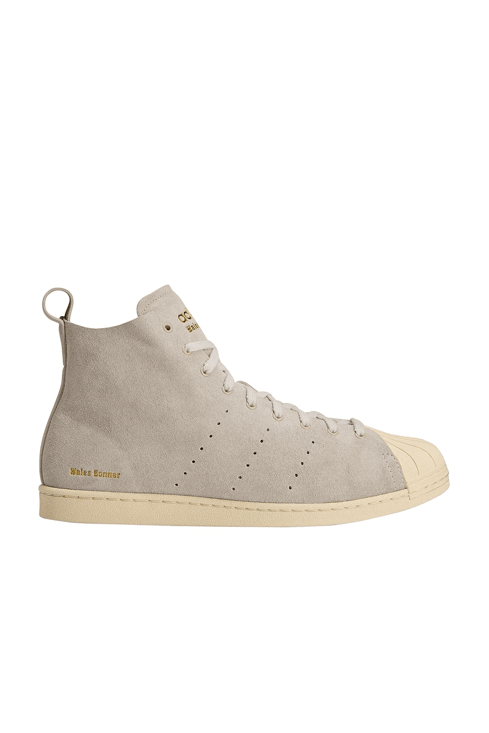 Superstar Hi Sneakers in Supplier Color, Cream White, & Gold Metallic - Image 1