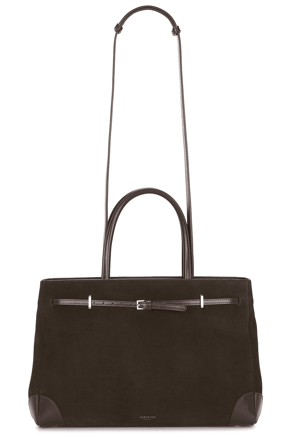 Suede Book Tote Bag - Image 1
