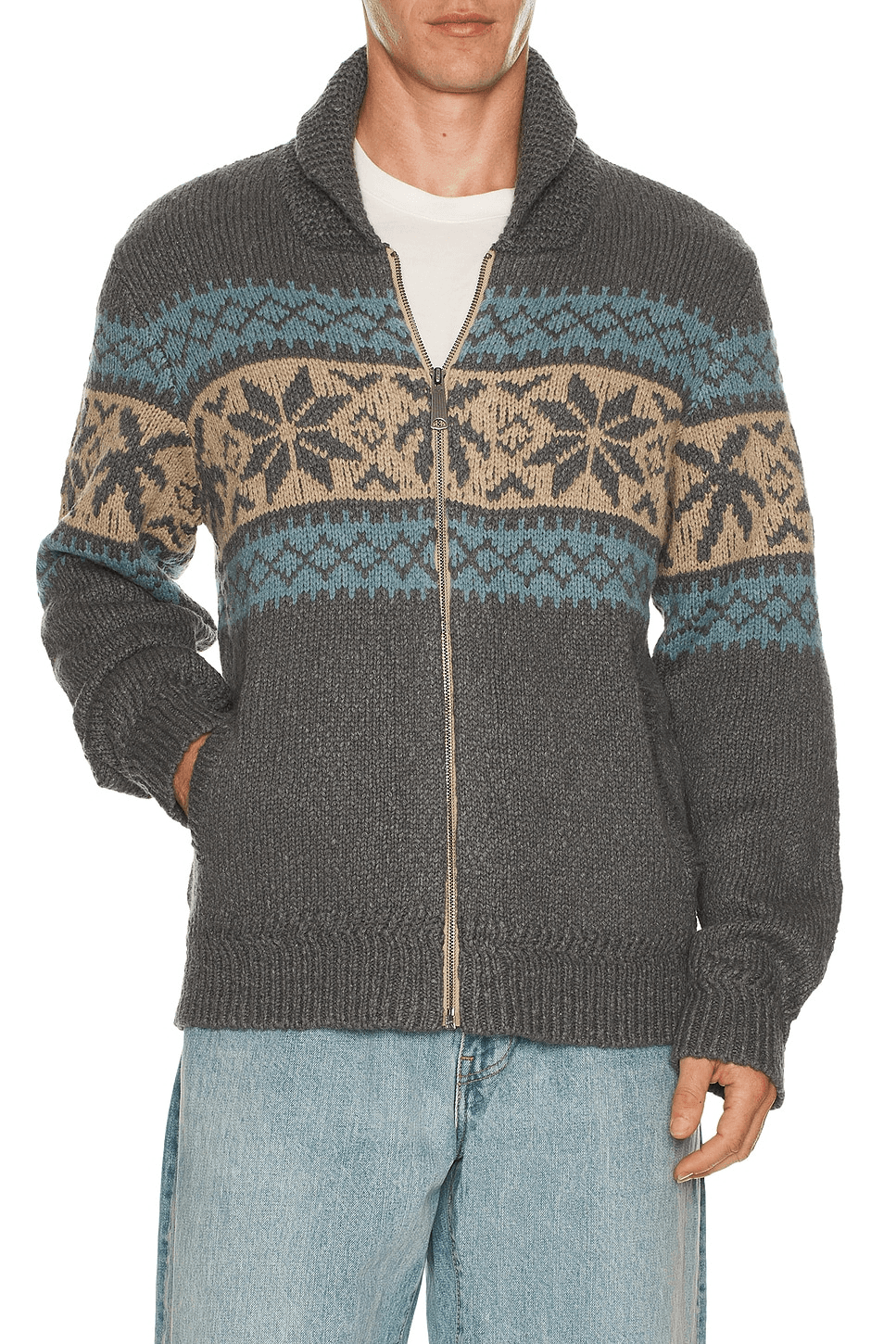 Surf To Snow Zip Cardigan - Image 1