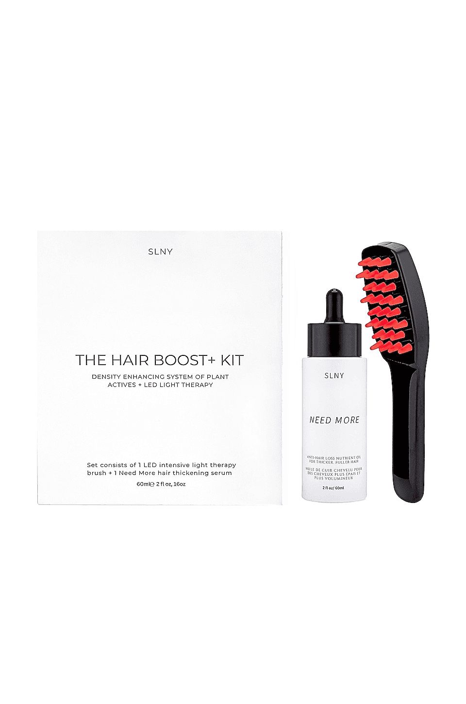 Intensive LED Hair Growth Brush & Need More Anti-Hair Loss Serum Treatment Set - Image 1