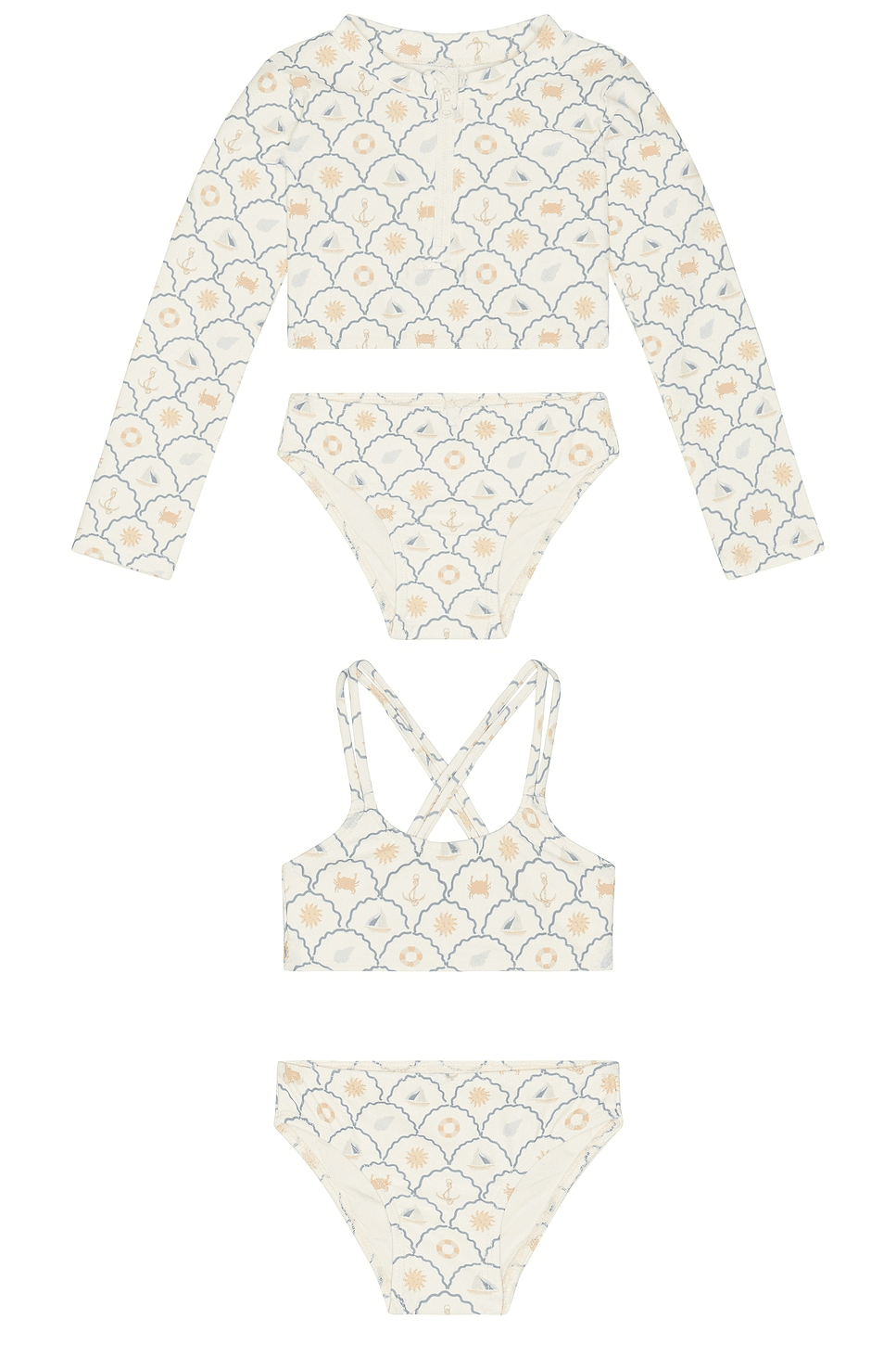 Crop Rashguard Set - Image 1