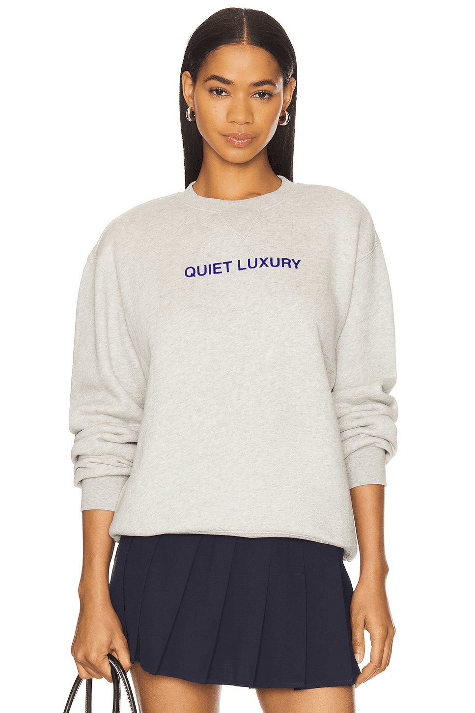 Quiet Luxury Crew Neck Sweatshirt - Image 1