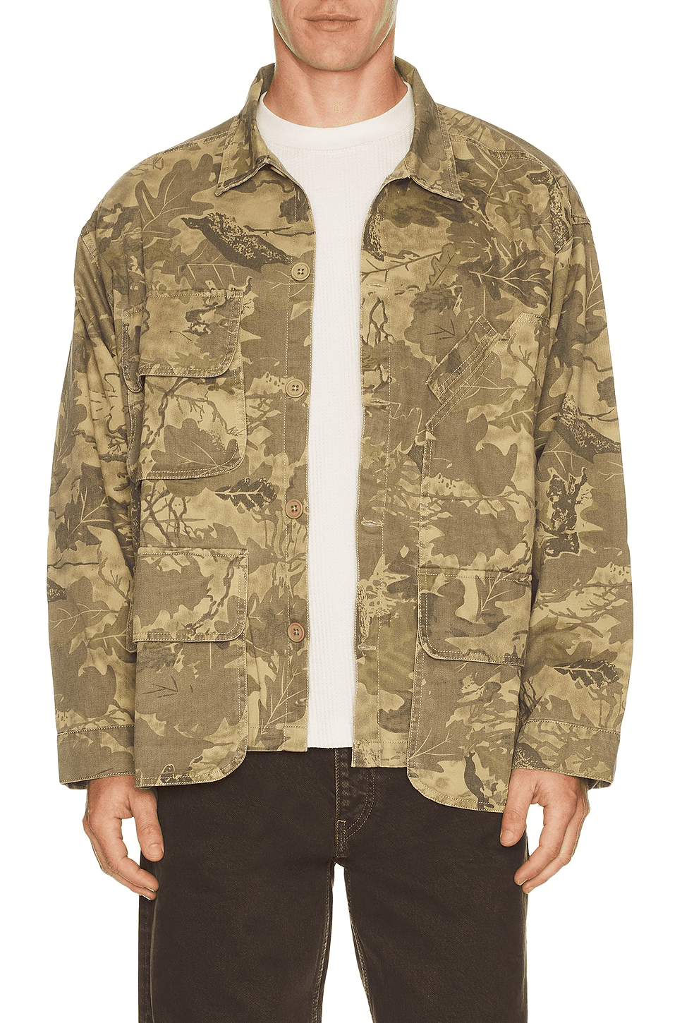 Twill Military Shirt Jacket - Image 1