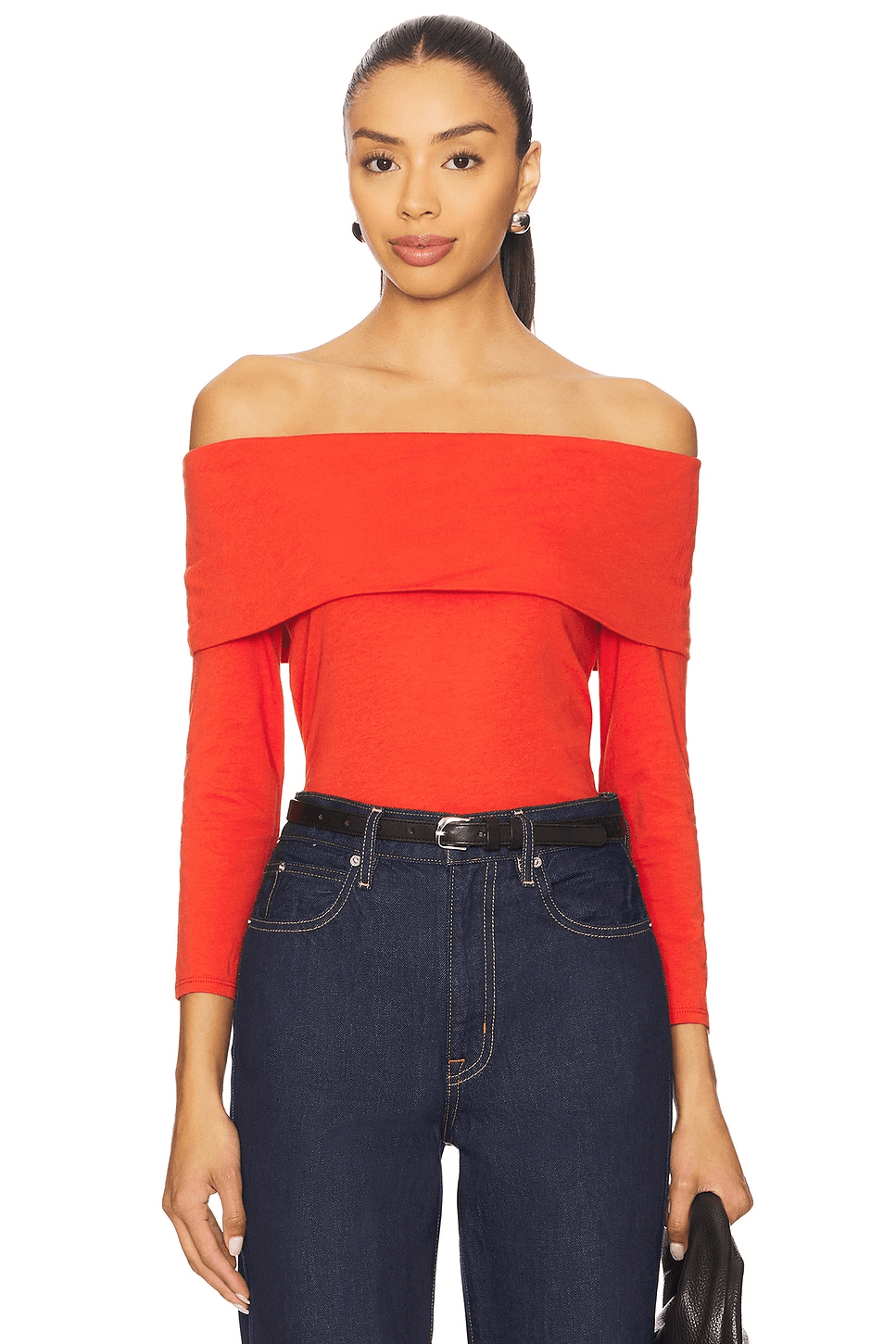 Alexi Off The Shoulder T-Shirt - Image 1