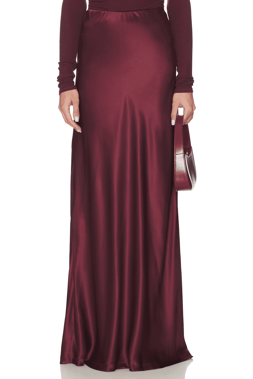 Silk Full Length Skirt - Image 1