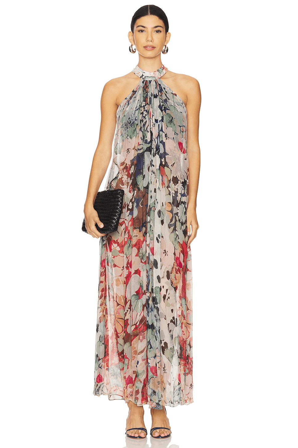 x REVOLVE Mock Neck Long Dress - Image 1