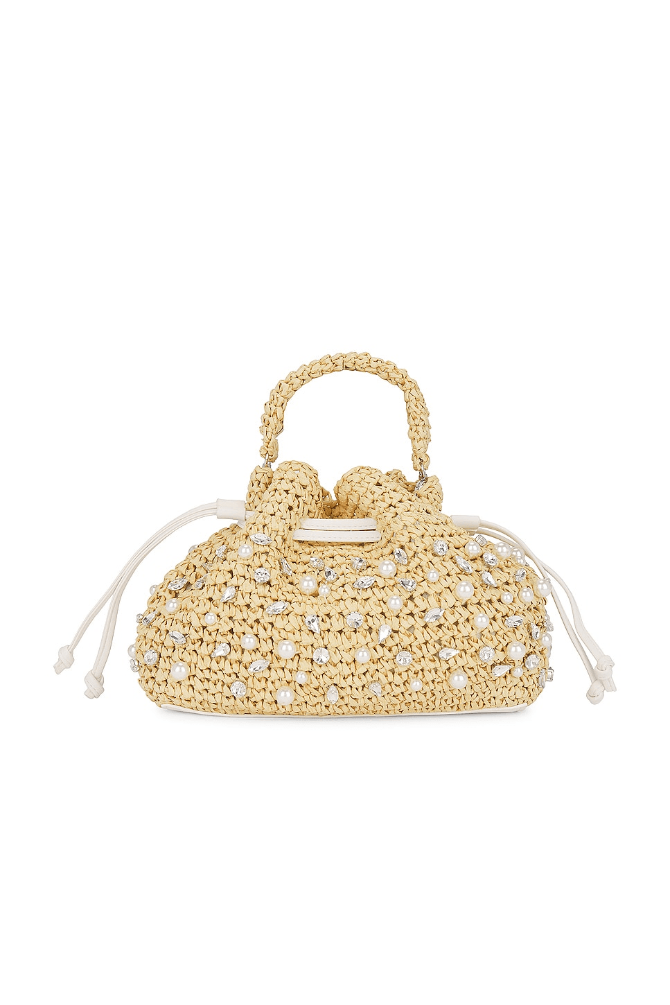 Nia Mini Crystal Bucket Bag - Image 1