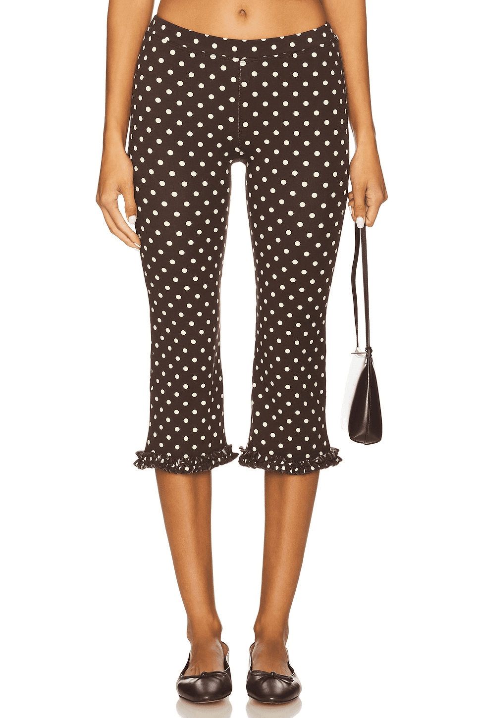 Ruffle Capri Pants - Image 1