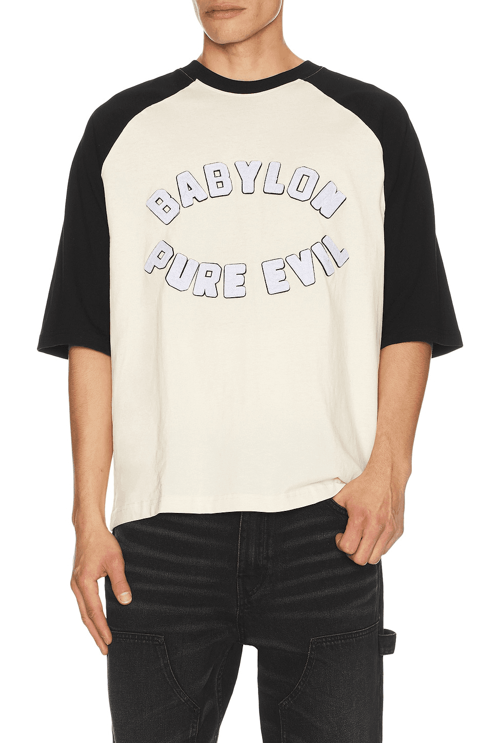 Pure Evil Raglan T-Shirt - Image 1