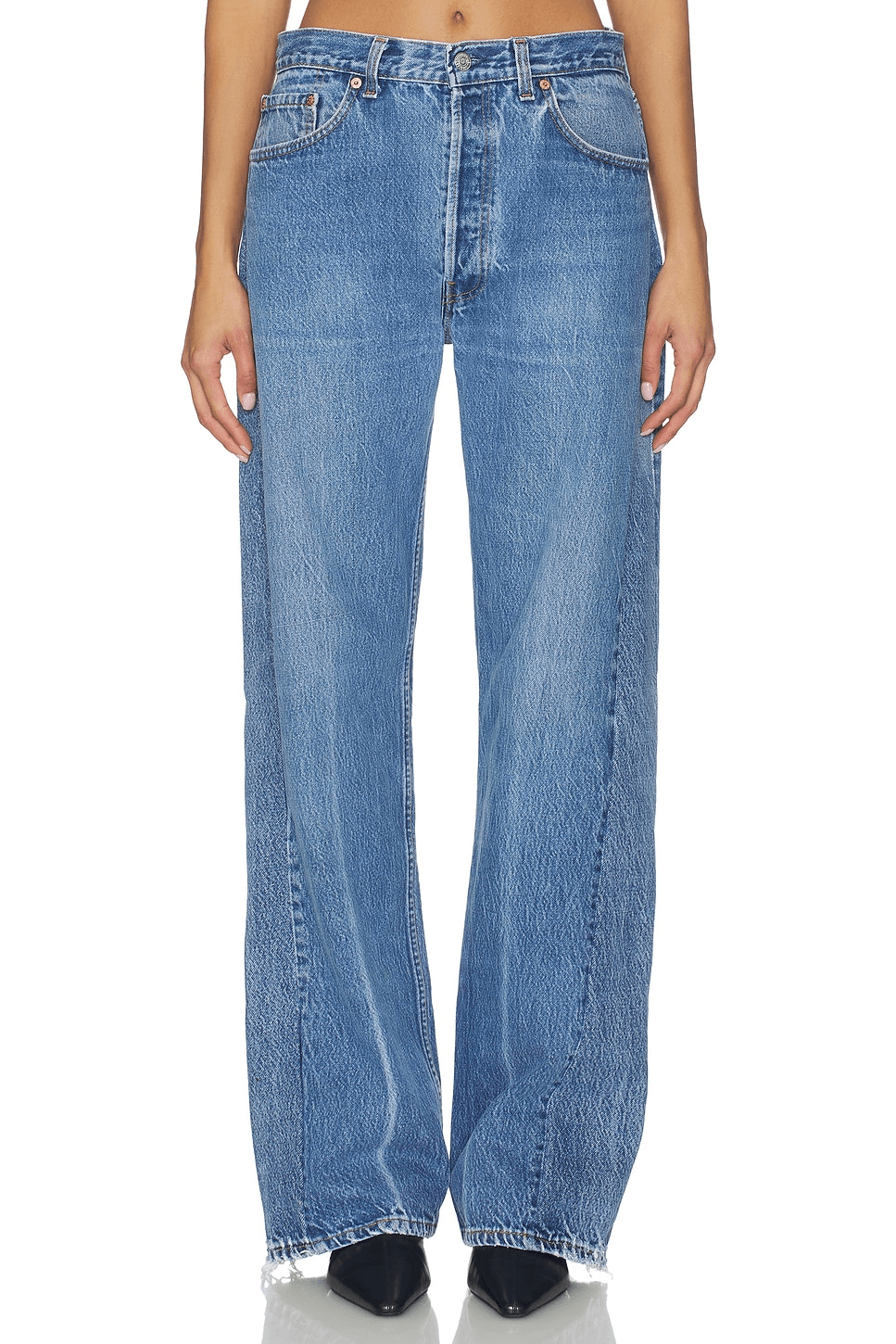 Retro Oversized Wide Leg Jeans - Image 1