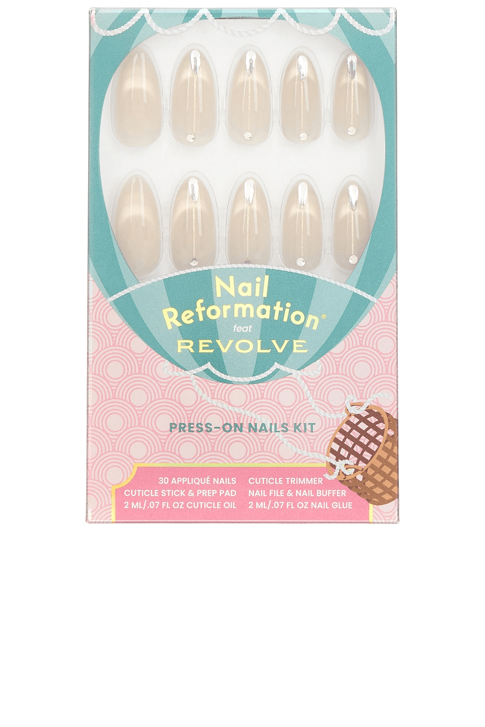 x REVOLVE Solar Halo Press On Nails - Image 1