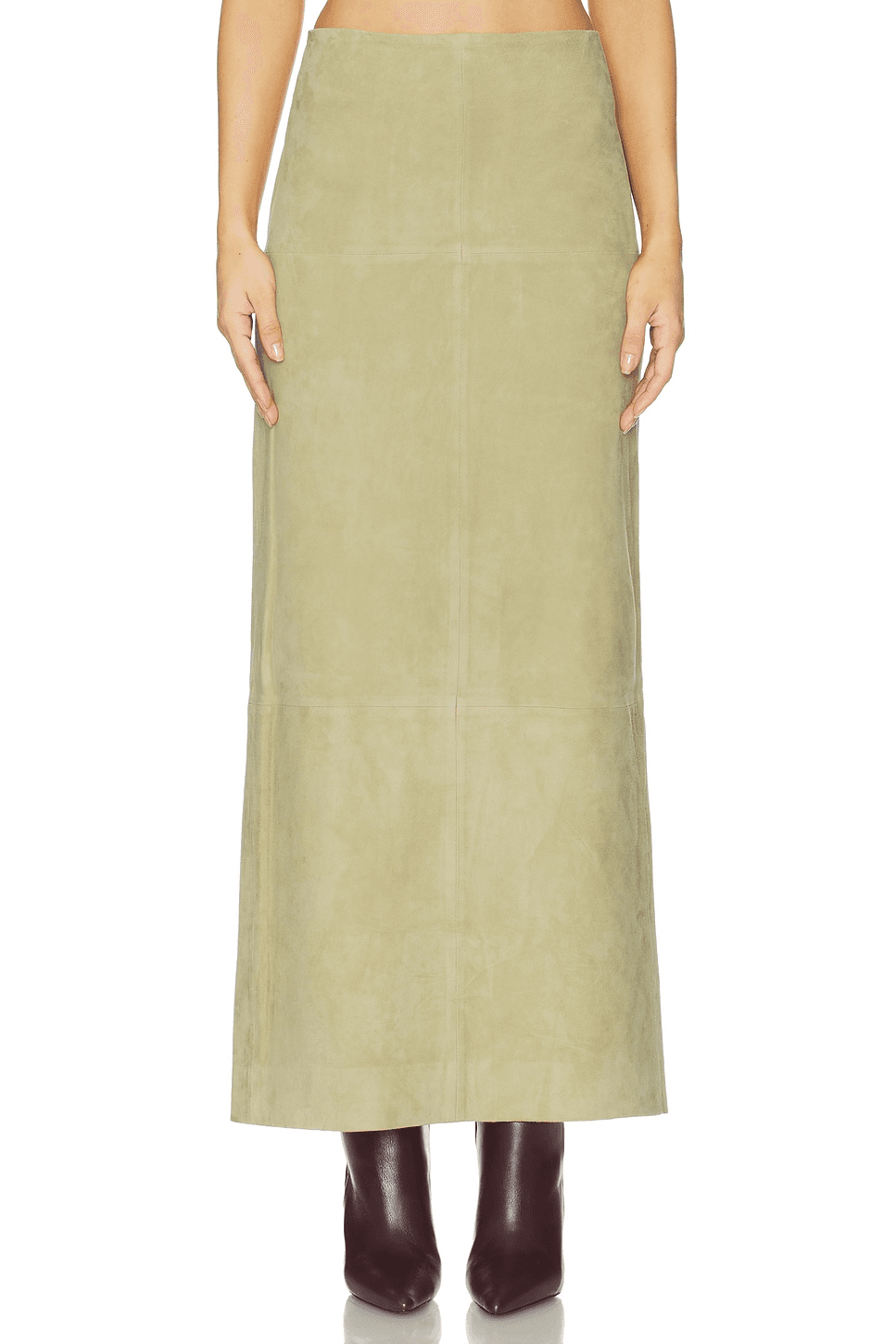 Sonya Suede Skirt - Image 1