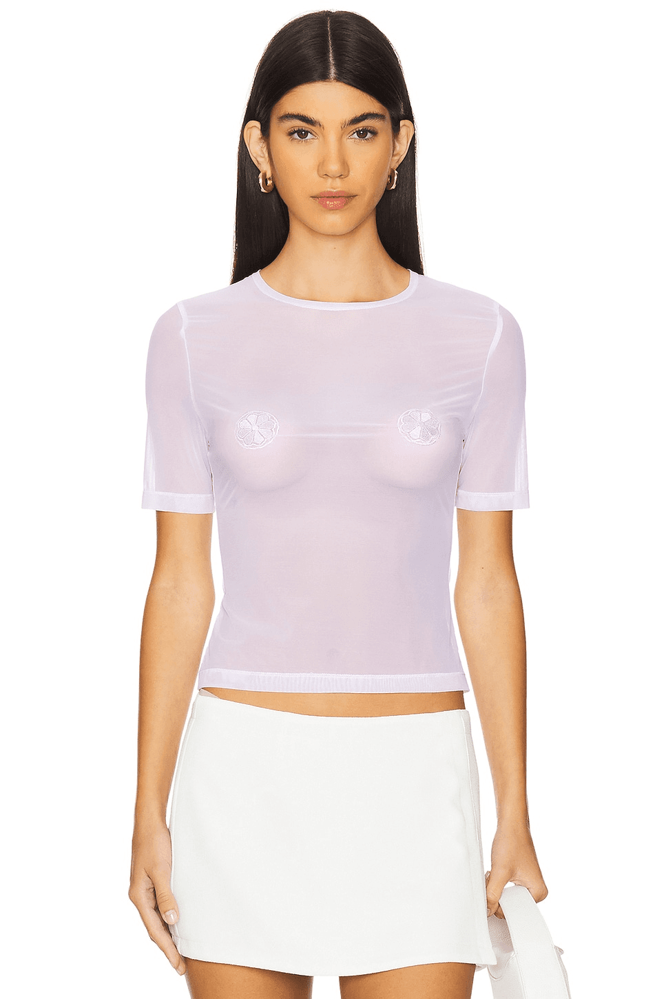 T-shirt With Embroidery Logo - Image 1