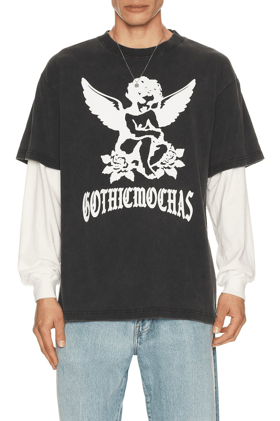 Angel 2.0 Layered Long Sleeve Tee - Image 1
