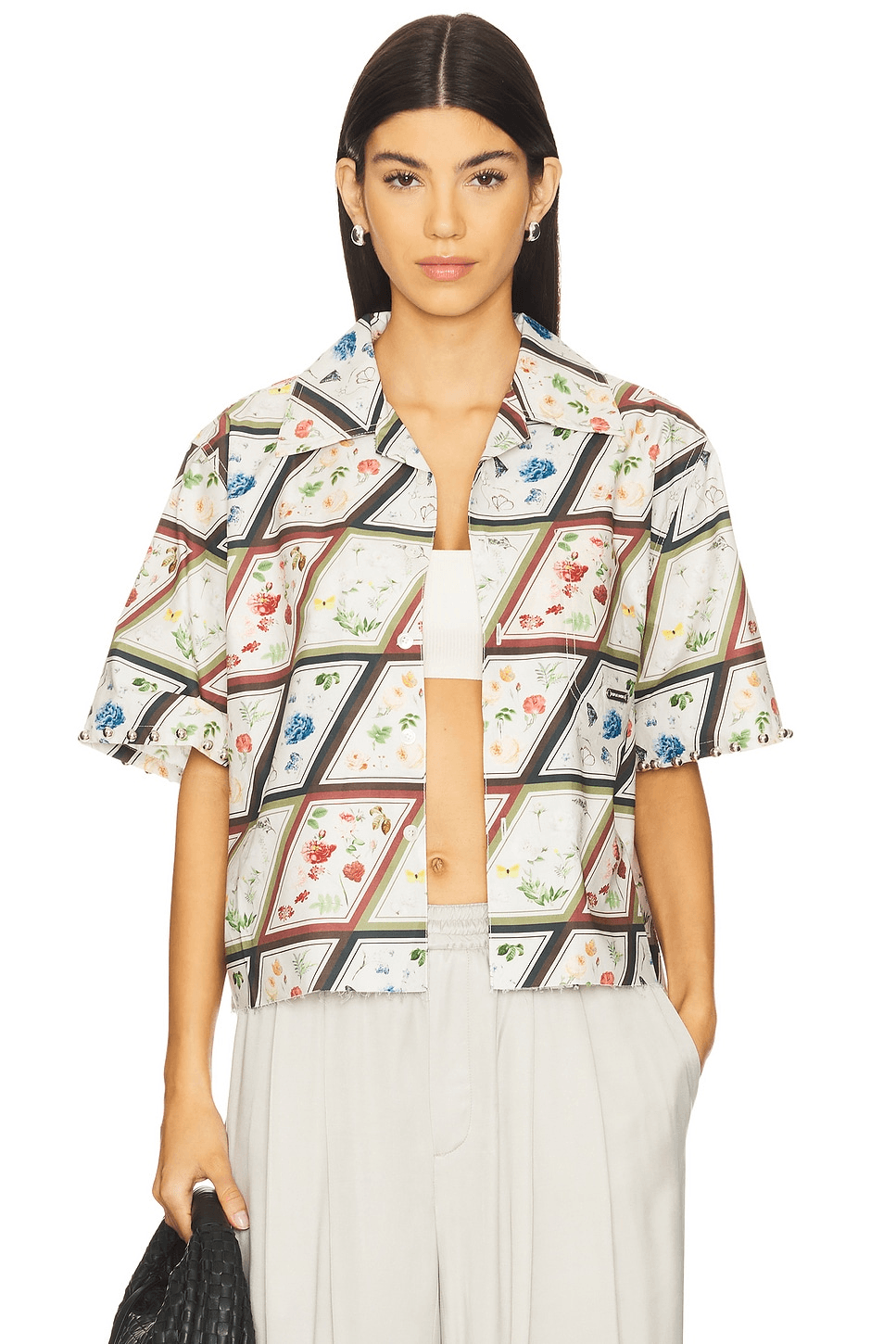 Cropped Camp Shirt - Image 1