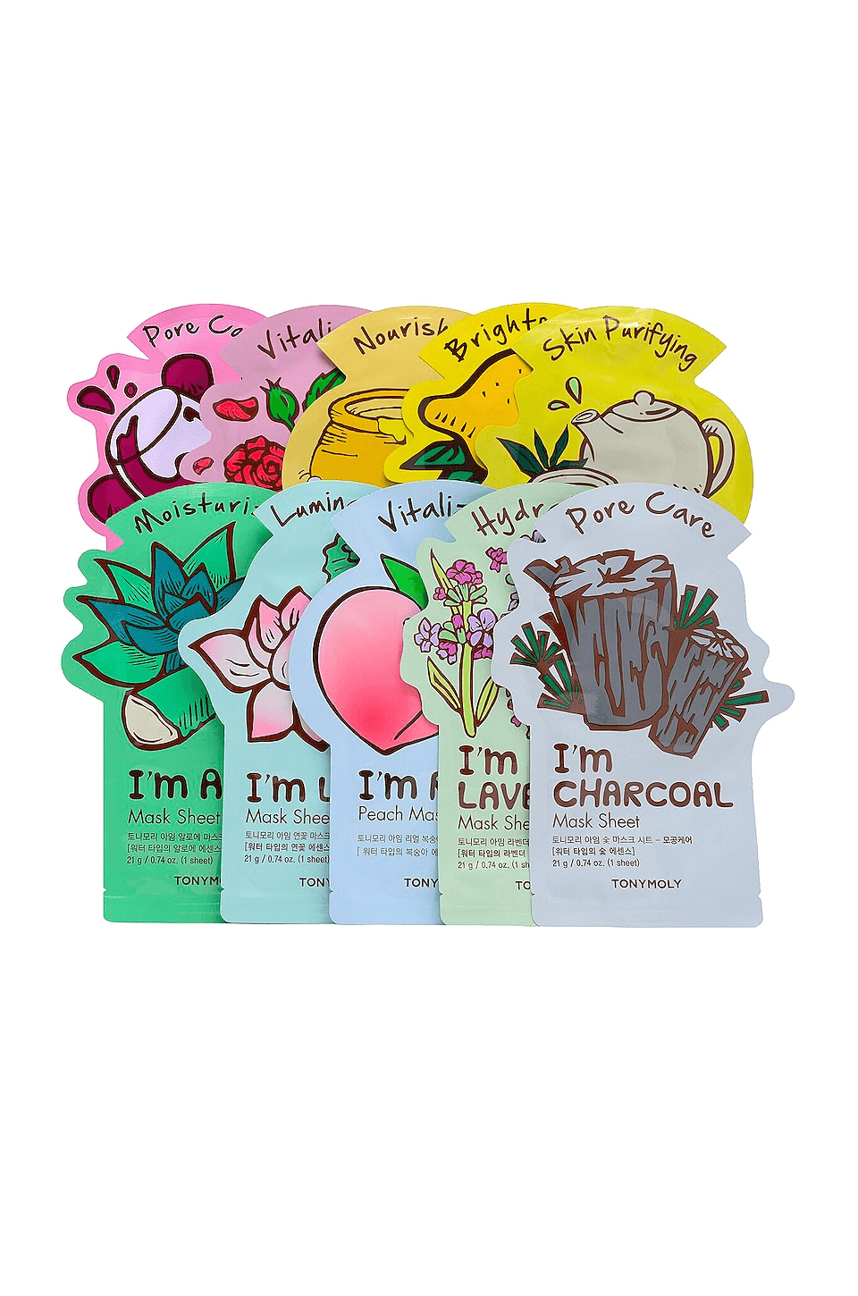 Ready, Set, Glow! I'm Sheet Mask 10 Pack - Image 1