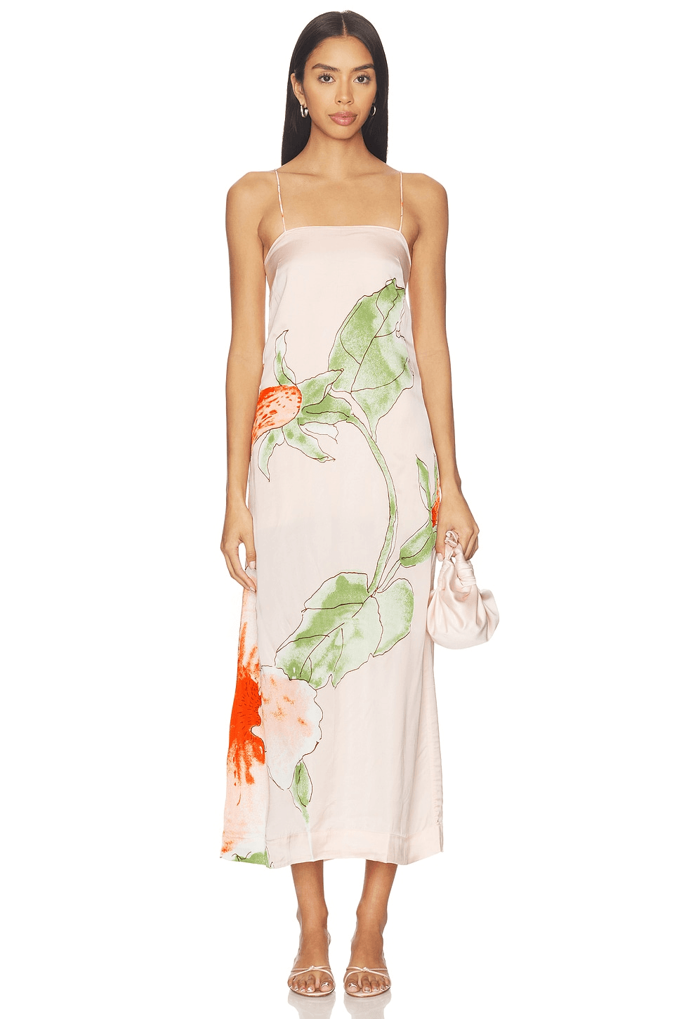 Spaghetti Strap Midi Dress - Image 1