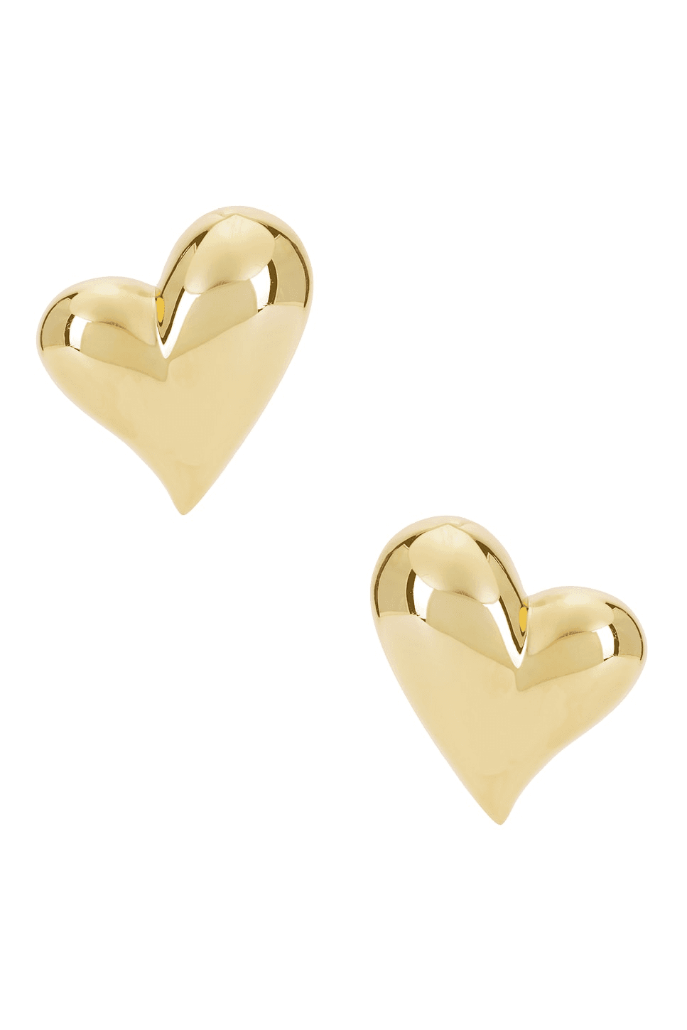 Art Heart Button Earrings - Image 1