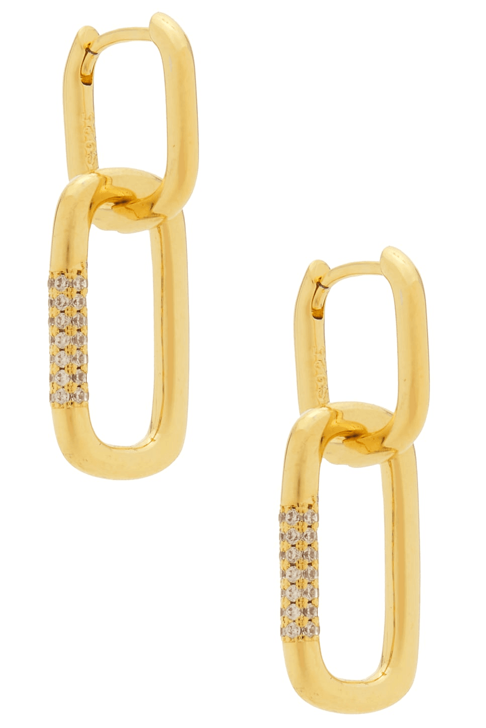Double Lock Earrings - Image 1