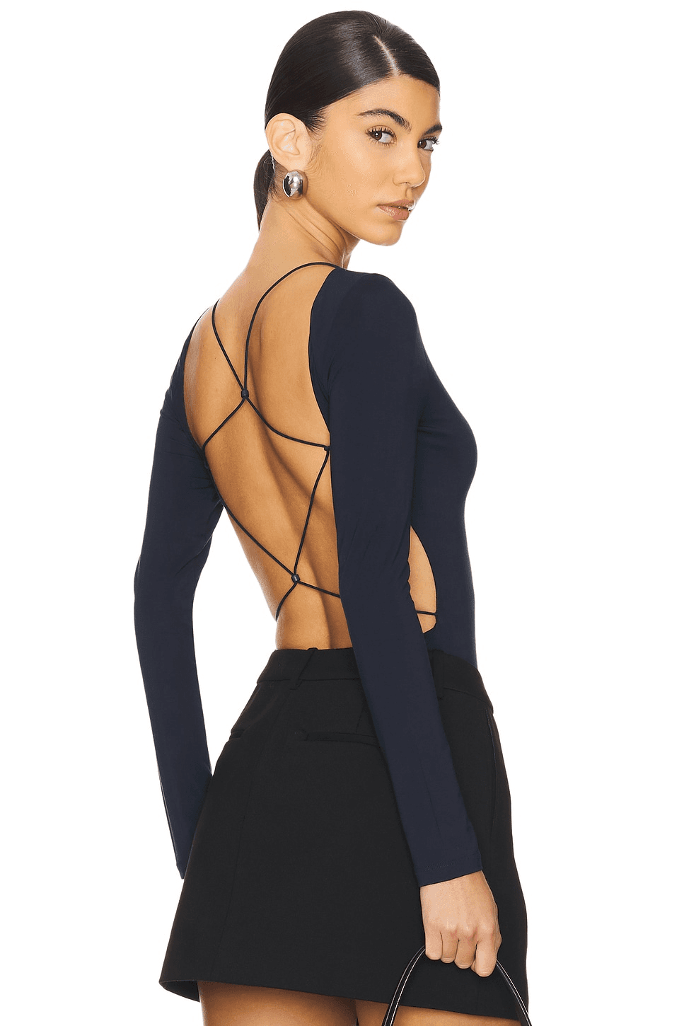 Cross Back Bodysuit - Image 1