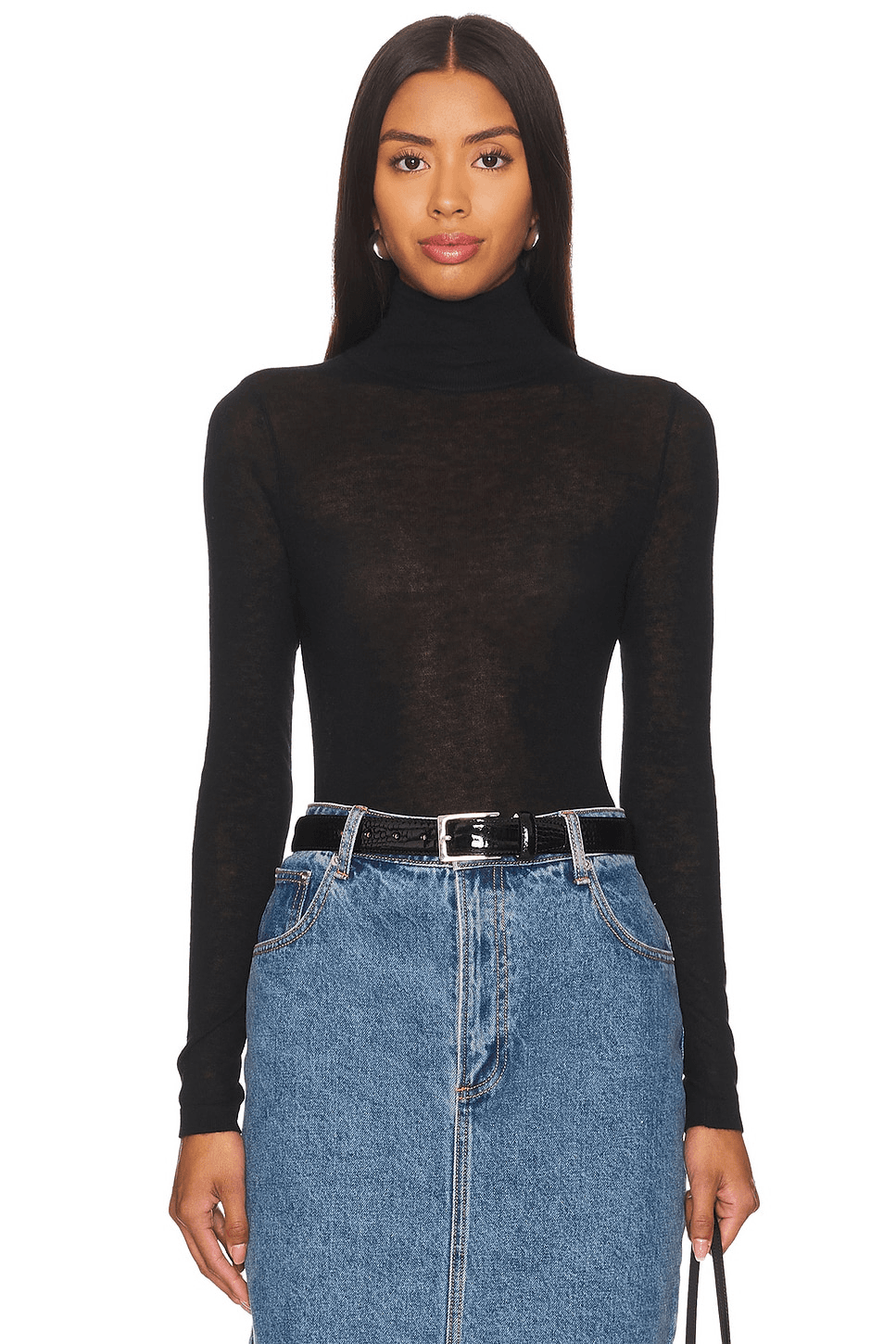 Second Skin Sheer Mock - Image 1