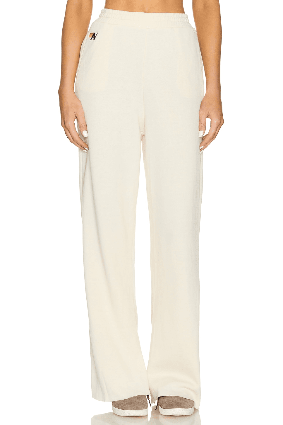 Wide Leg Womens Pocket Sweatpants - Image 1