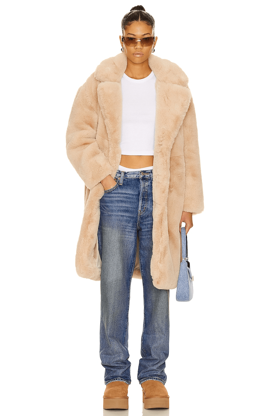 Faux Fur Coat - Image 1