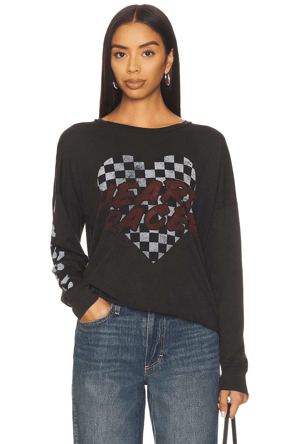 Luella Long Sleeve Drop Shoulder Tee - Image 1