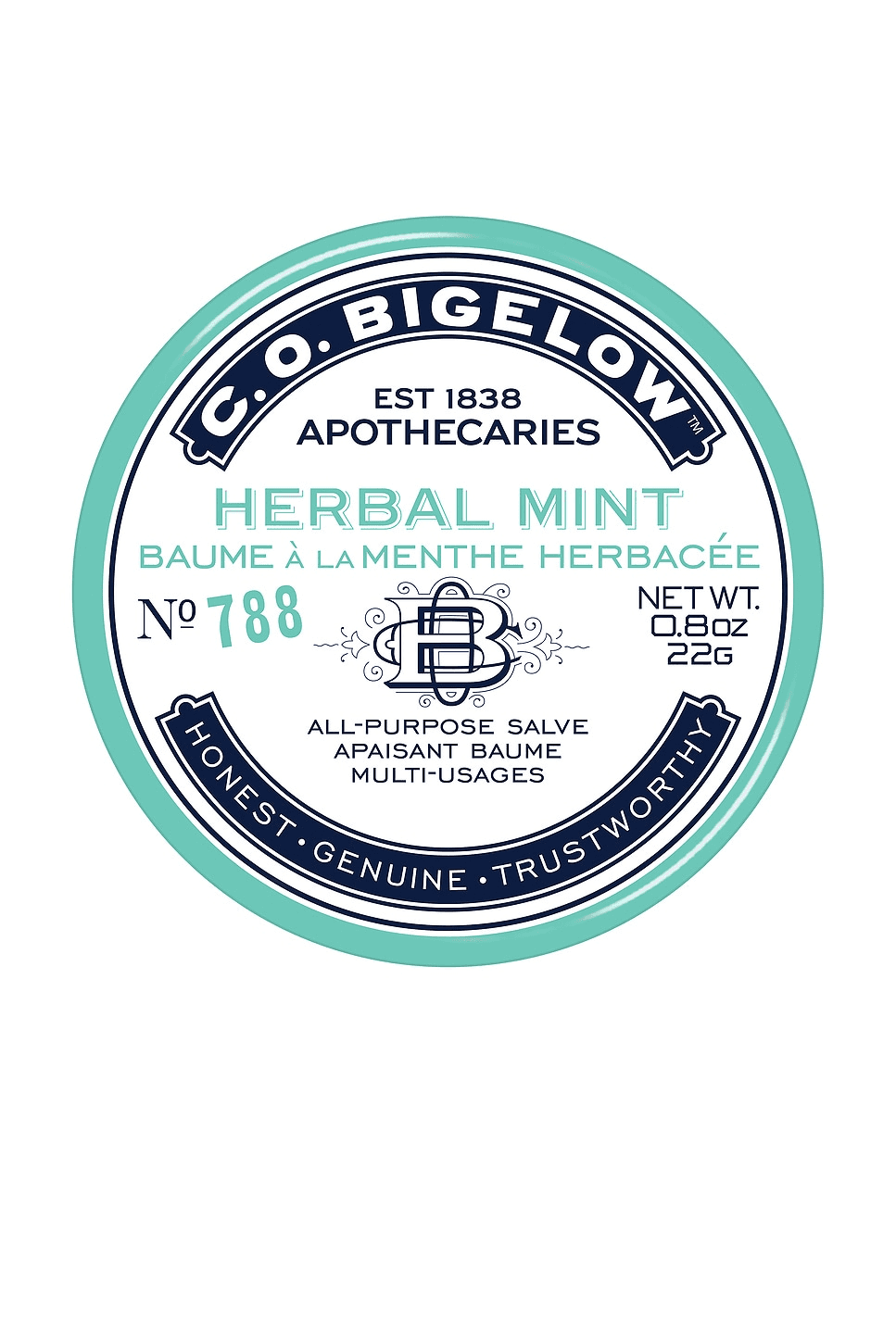 Herbal Mint Salve Tin - Image 1