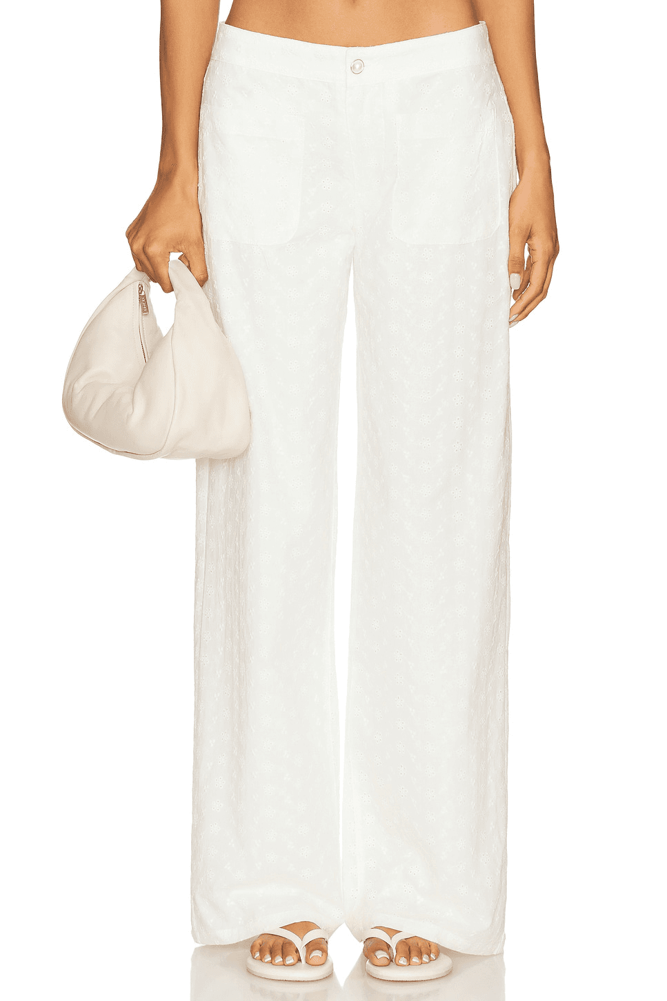 Frances Eyelet Pant - Image 1