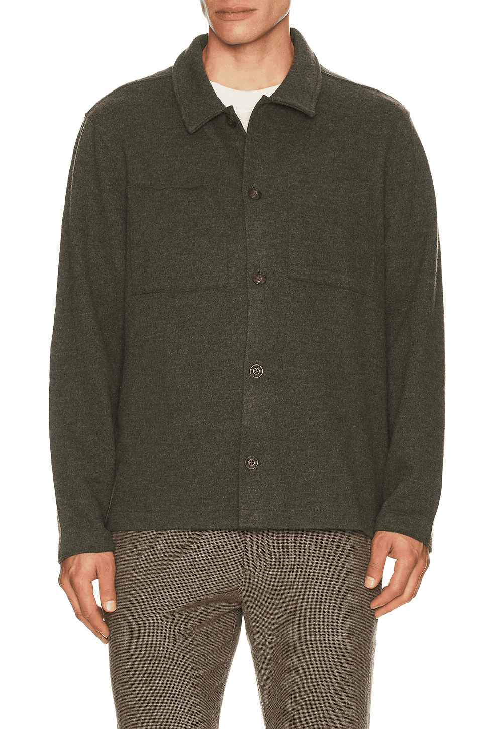 Boiled Wool Overshirt - Image 1