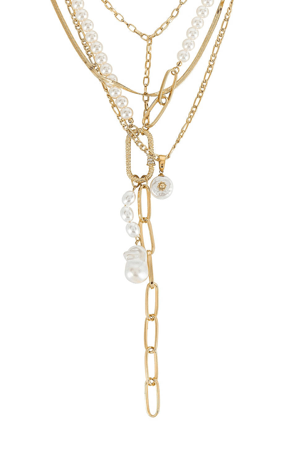 Pearl Lariat Necklace — Image 2