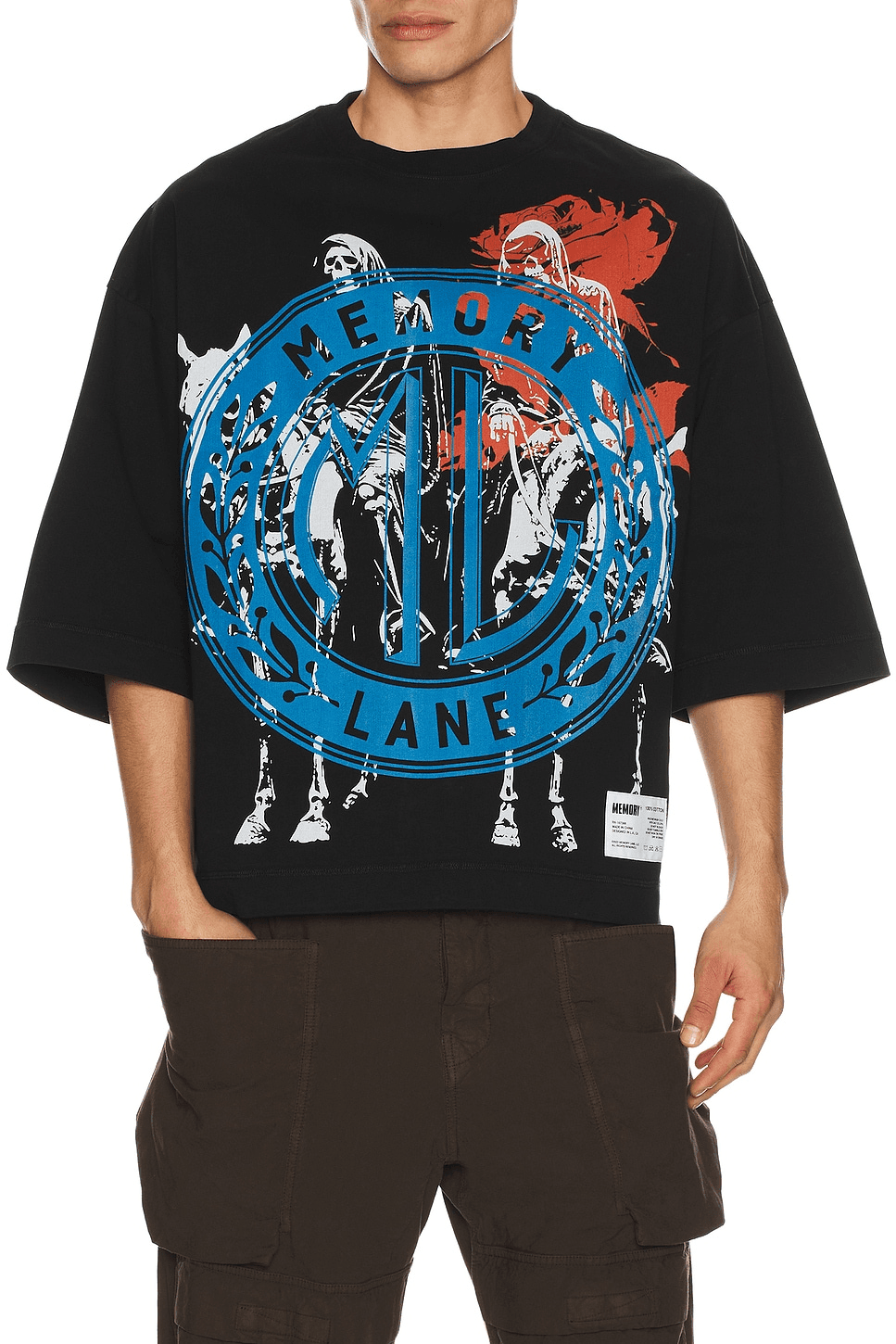 Layered Icons Crop Tee - Image 1