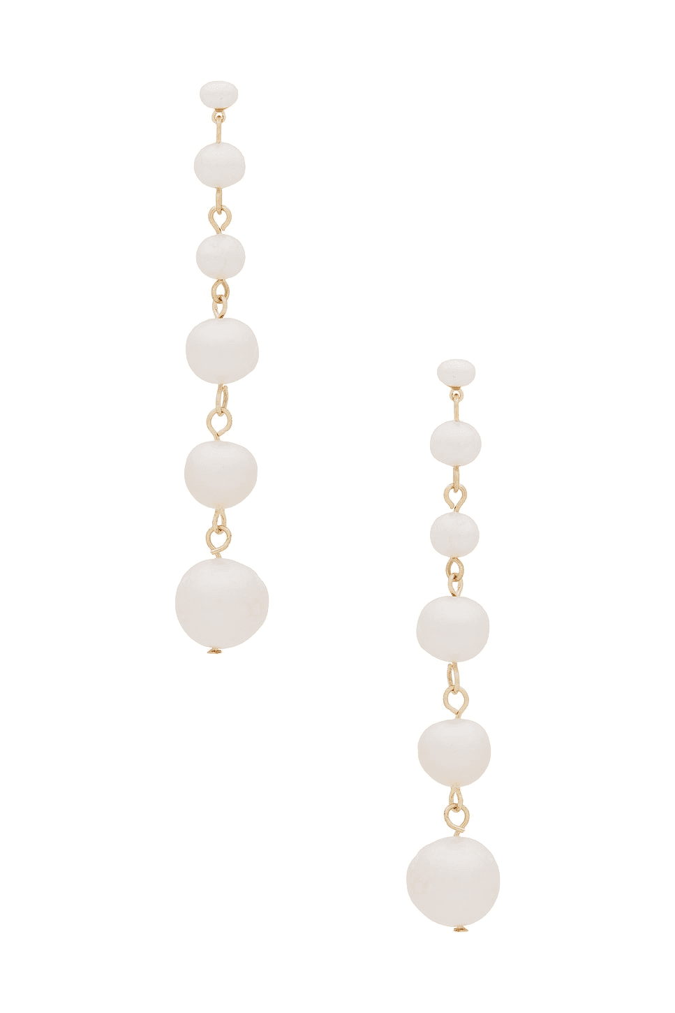 Multi Freshwater Pearl Linear Earrings - Image 1