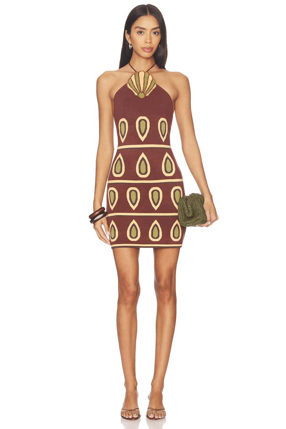 Concha Halter Mini Dress - Image 1