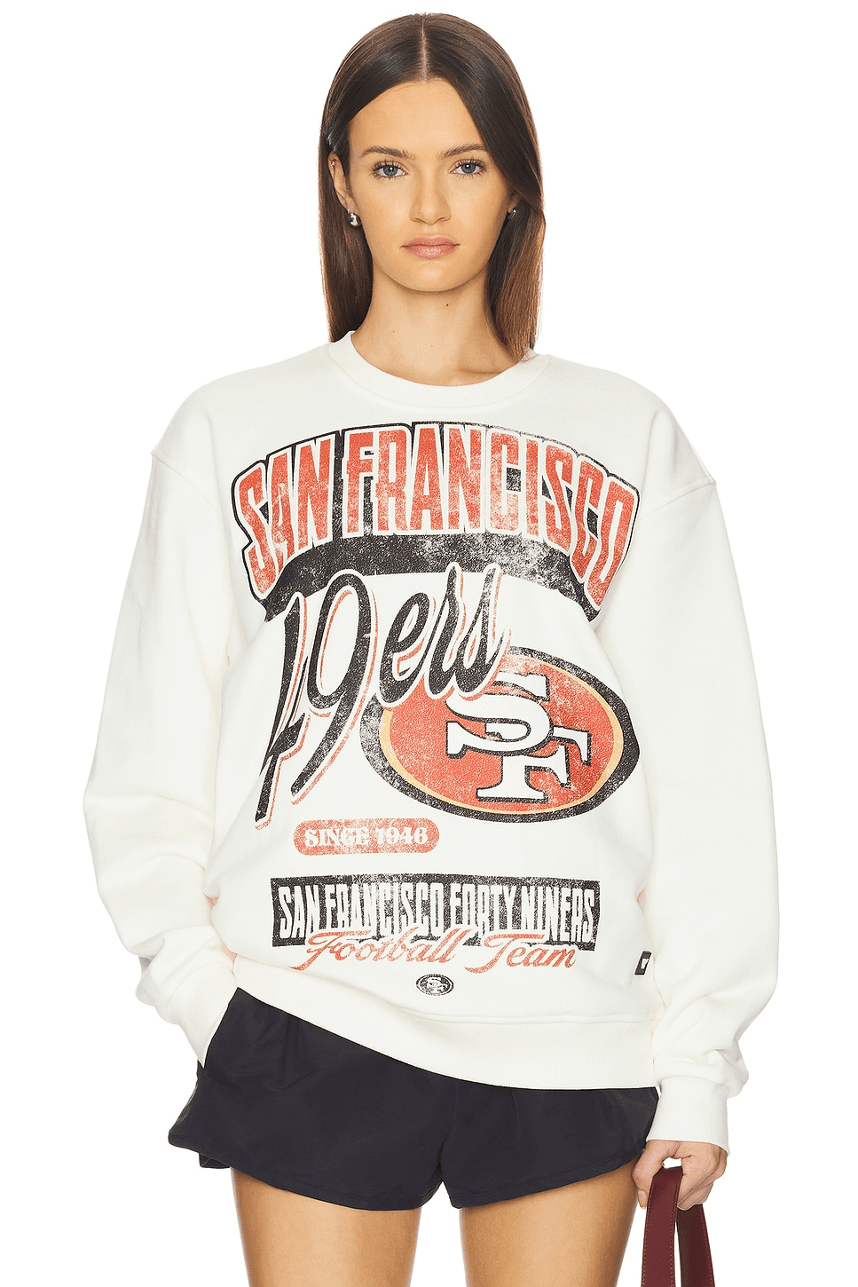 49ers Fleece Vintage Graphic Crew - Image 1