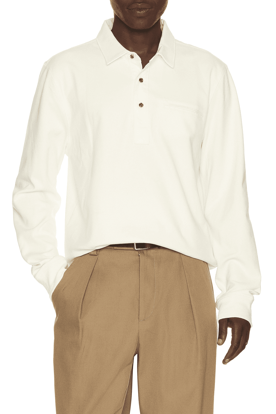 Thermal Henley Polo - Image 1