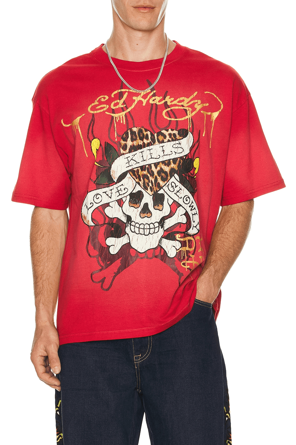 Skull Boxy Tee - Image 1