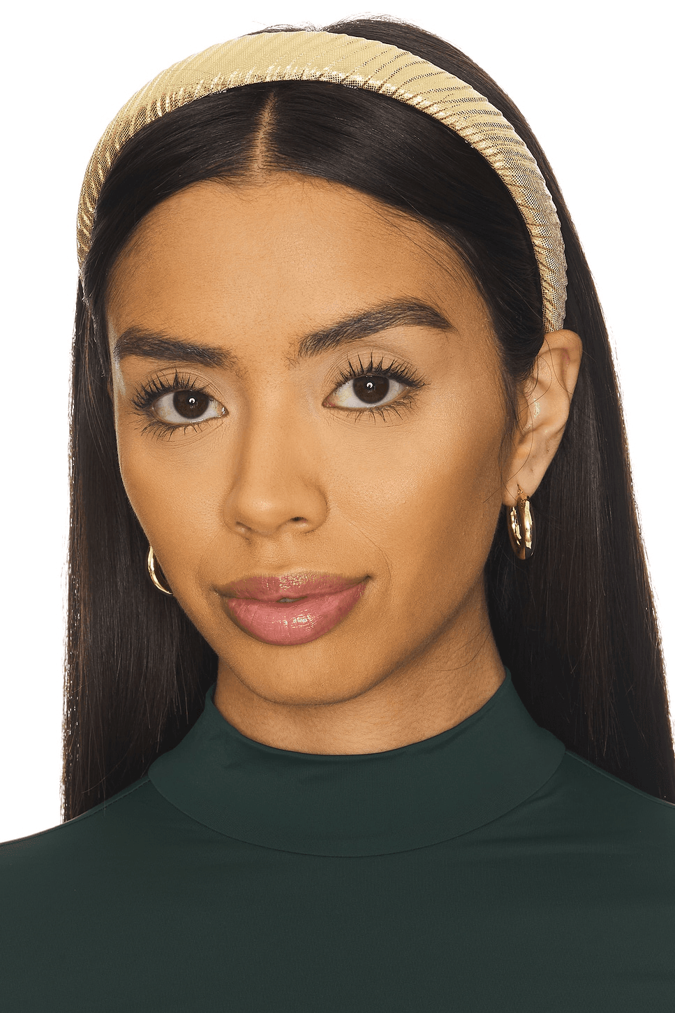 Charlotte Crinkled Silk Headband - Image 1