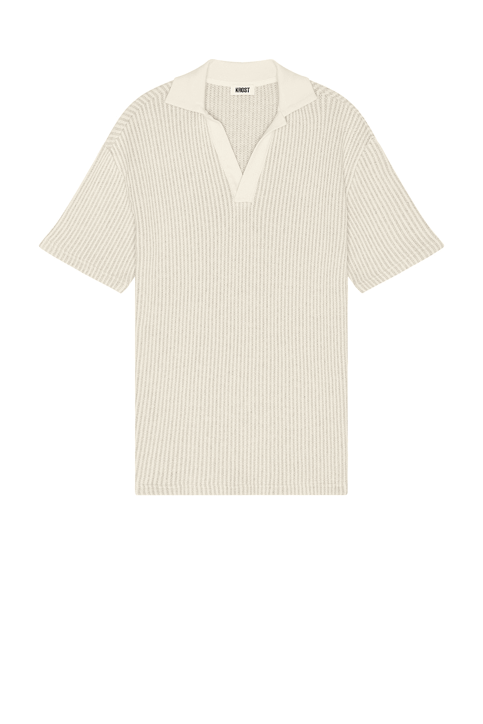 Striped Short Sleeve Polo Shirt - Image 1