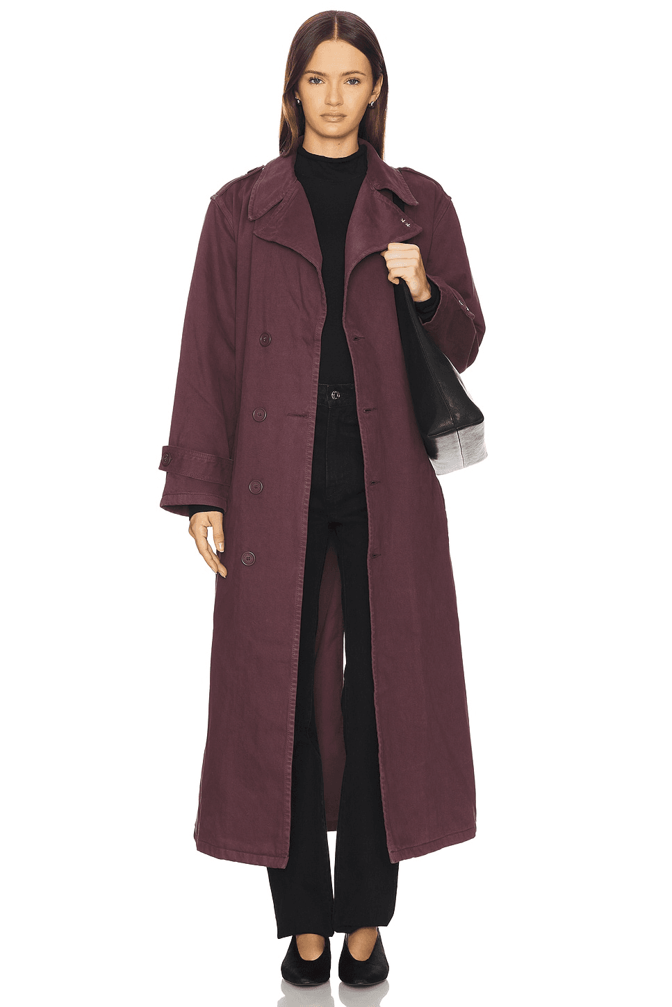 Snow Trench Coat - Image 1
