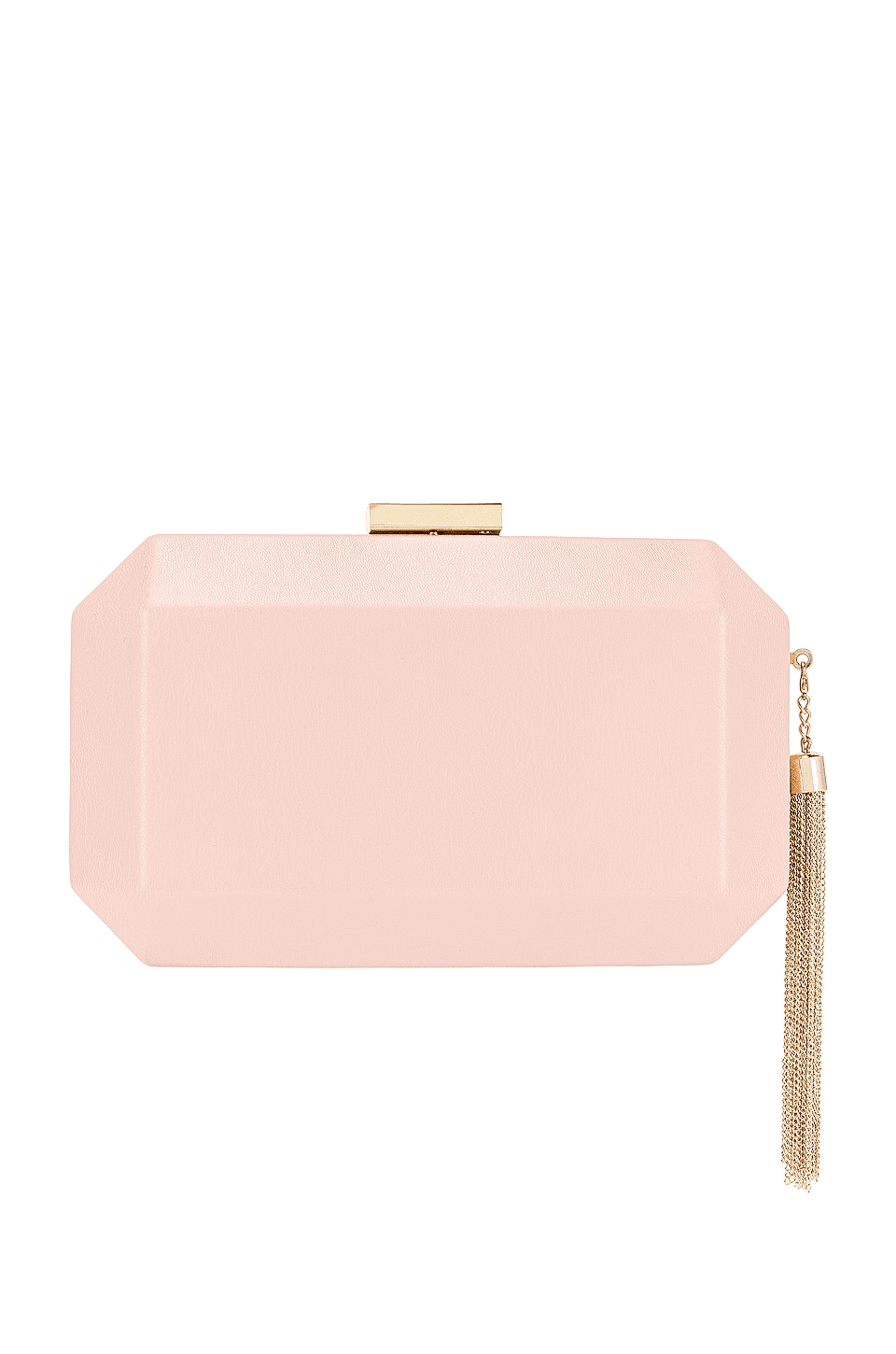 Lia Facetted Clutch With Tassel - Image 1
