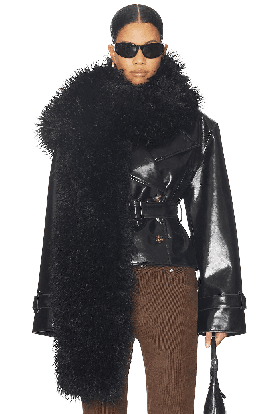 Haris Faux Fur Scarf - Image 1