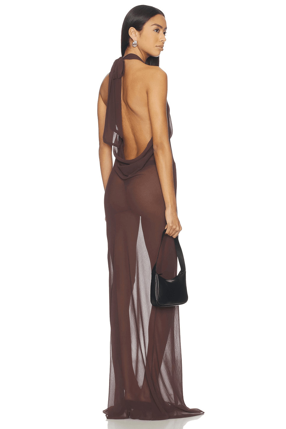 Halterneck Maxi Dress - Image 1