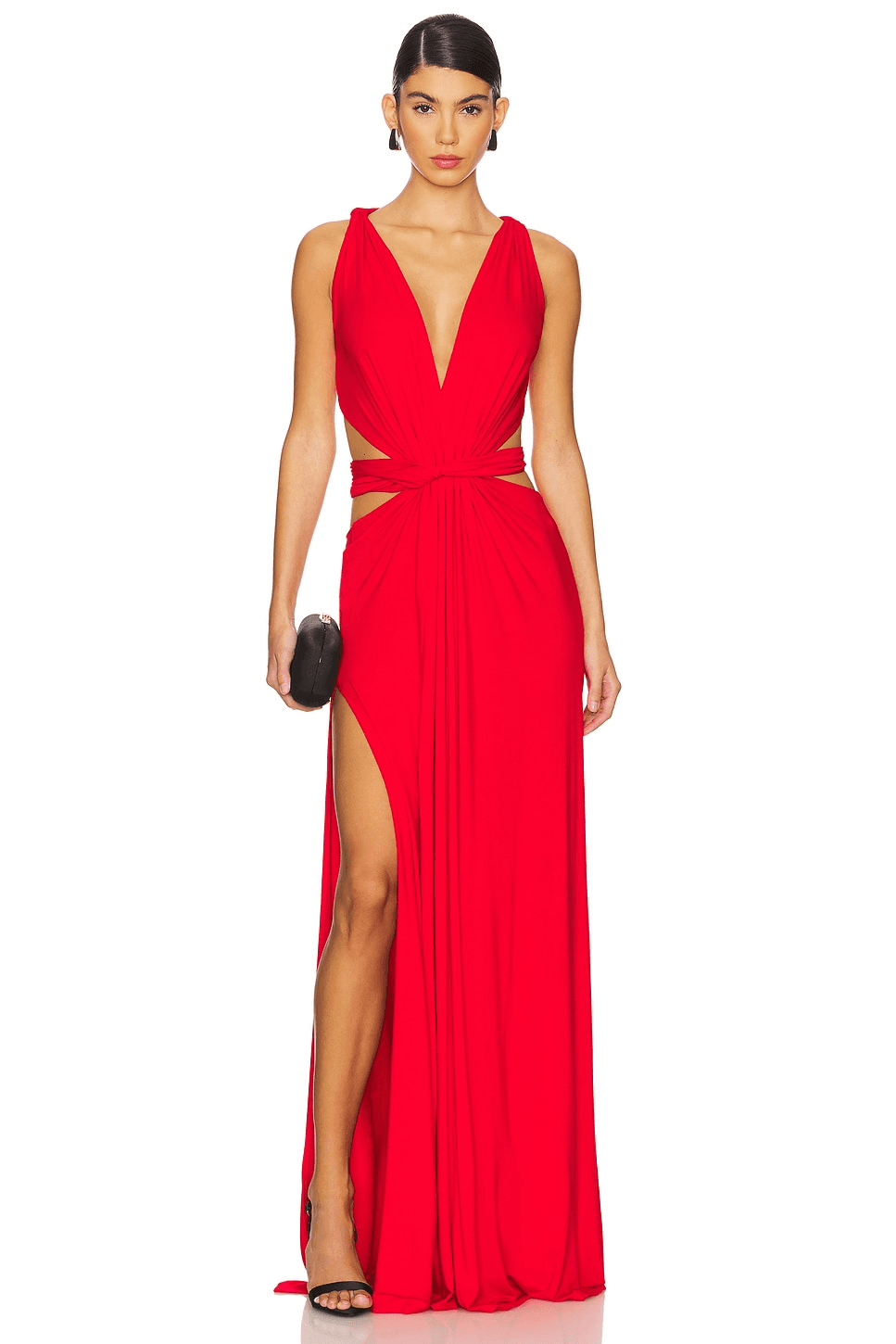 4 Way V Neck Knot Dress - Image 1