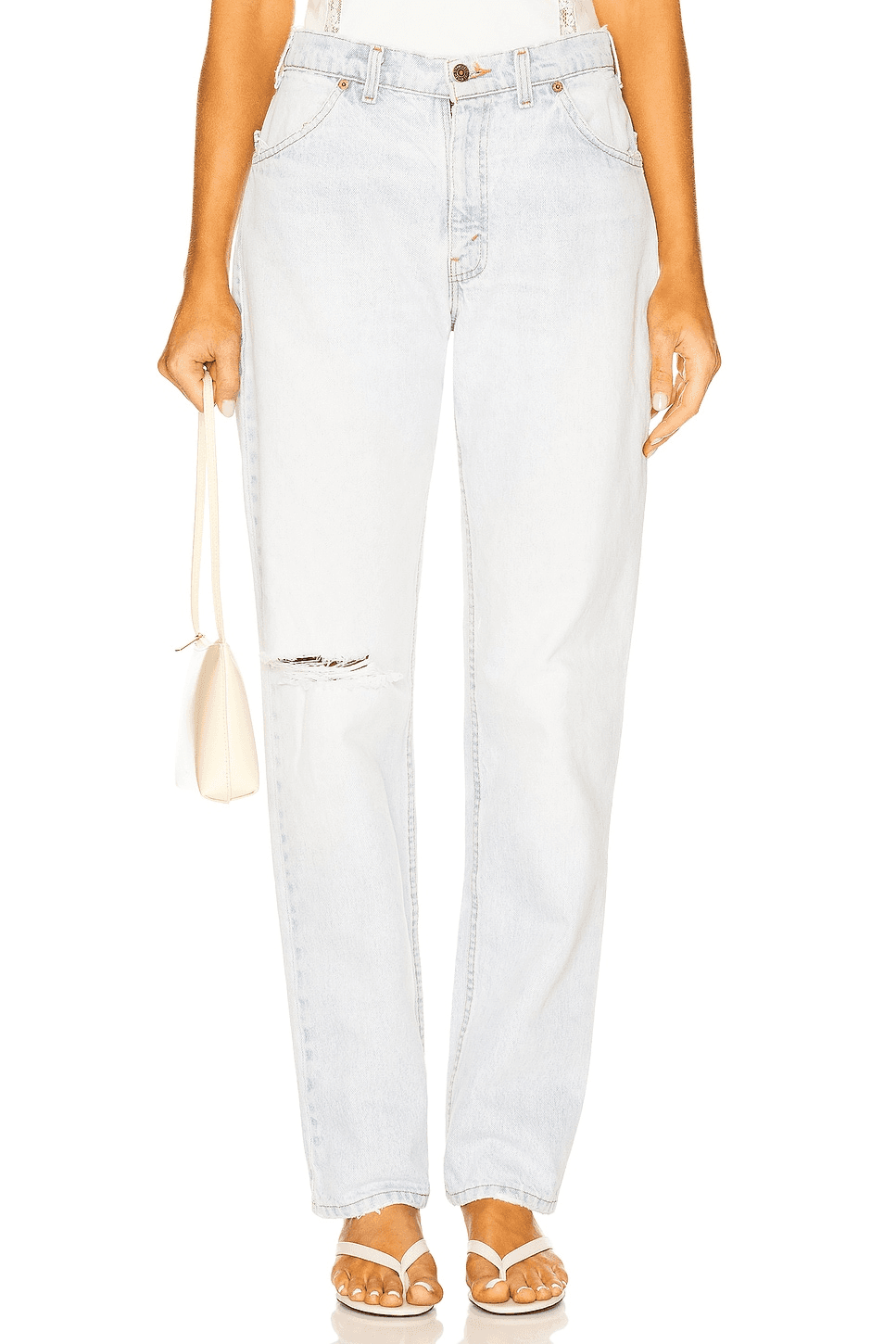 Vintage Classic Relaxed Long Jeans - Image 1