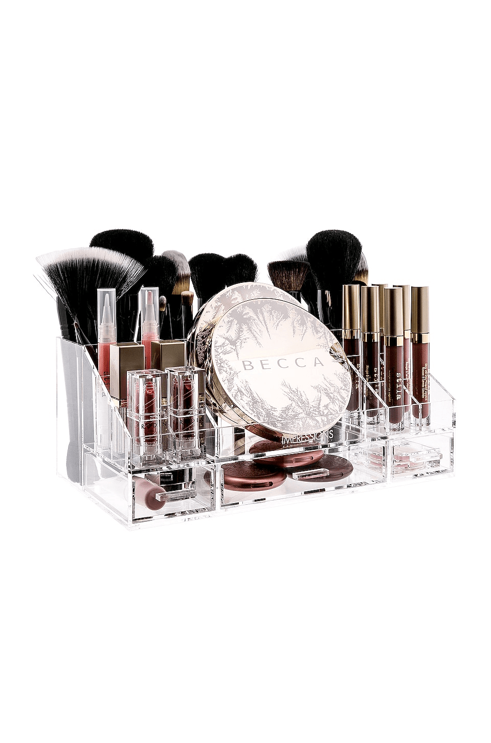Brush and Makeup Organizer Tray - Image 1