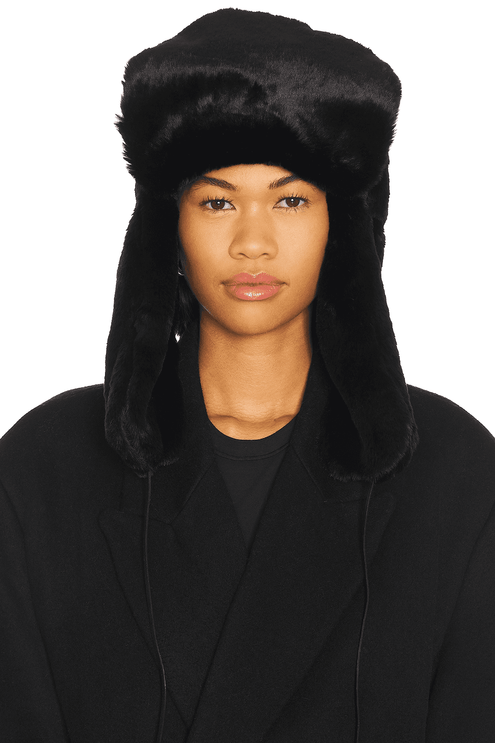 Faux Fur Ski Hat - Image 1
