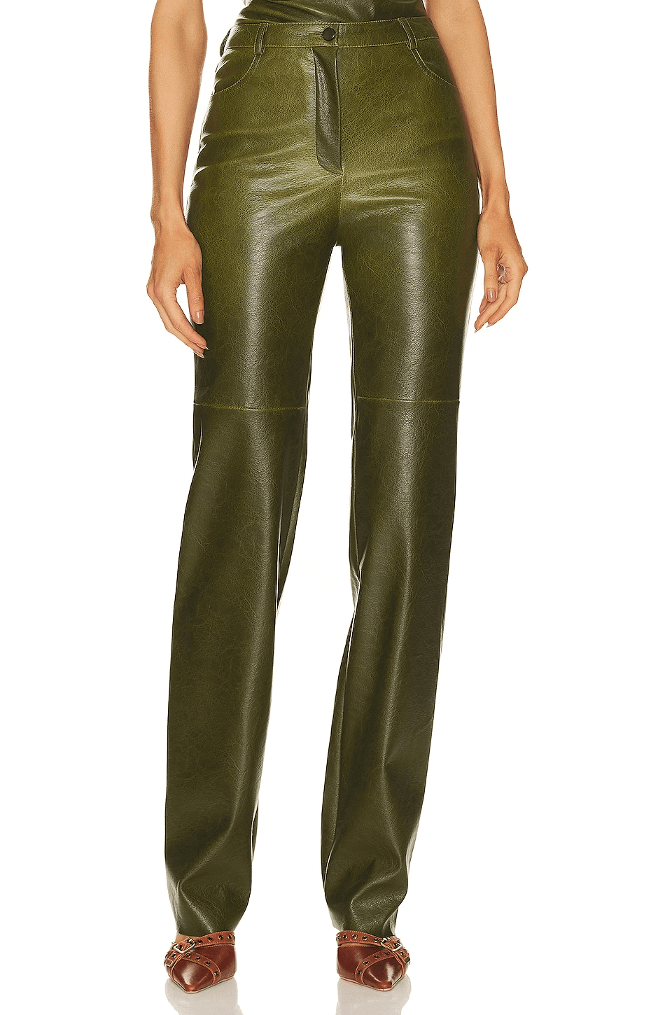 Killa Faux Leather Trousers - Image 1