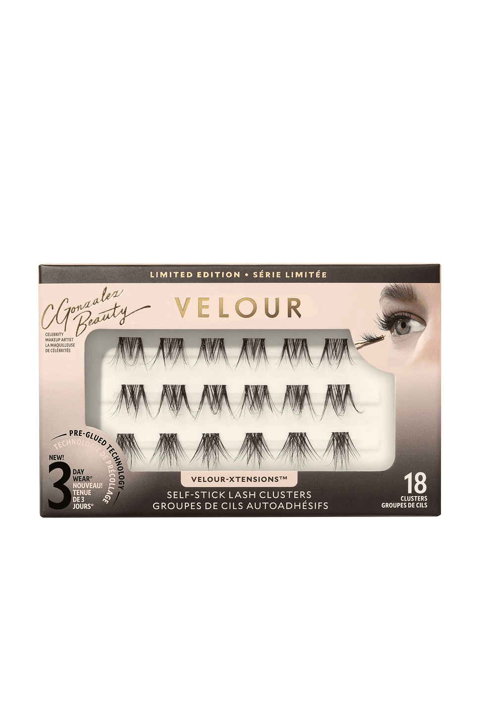 X Cgonzalez Beauty Self-stick Lash Clusters - Image 1